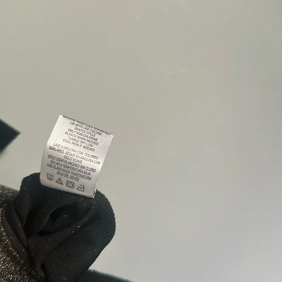 Madden NYC Slate Gray Sparkle Asymmetrical Dress Size Medium (7-9) - Picture 7 of 11